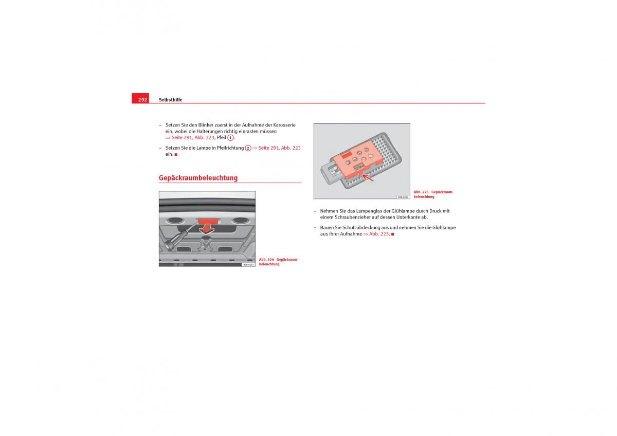 Seat Exeo Handbuch / page 294