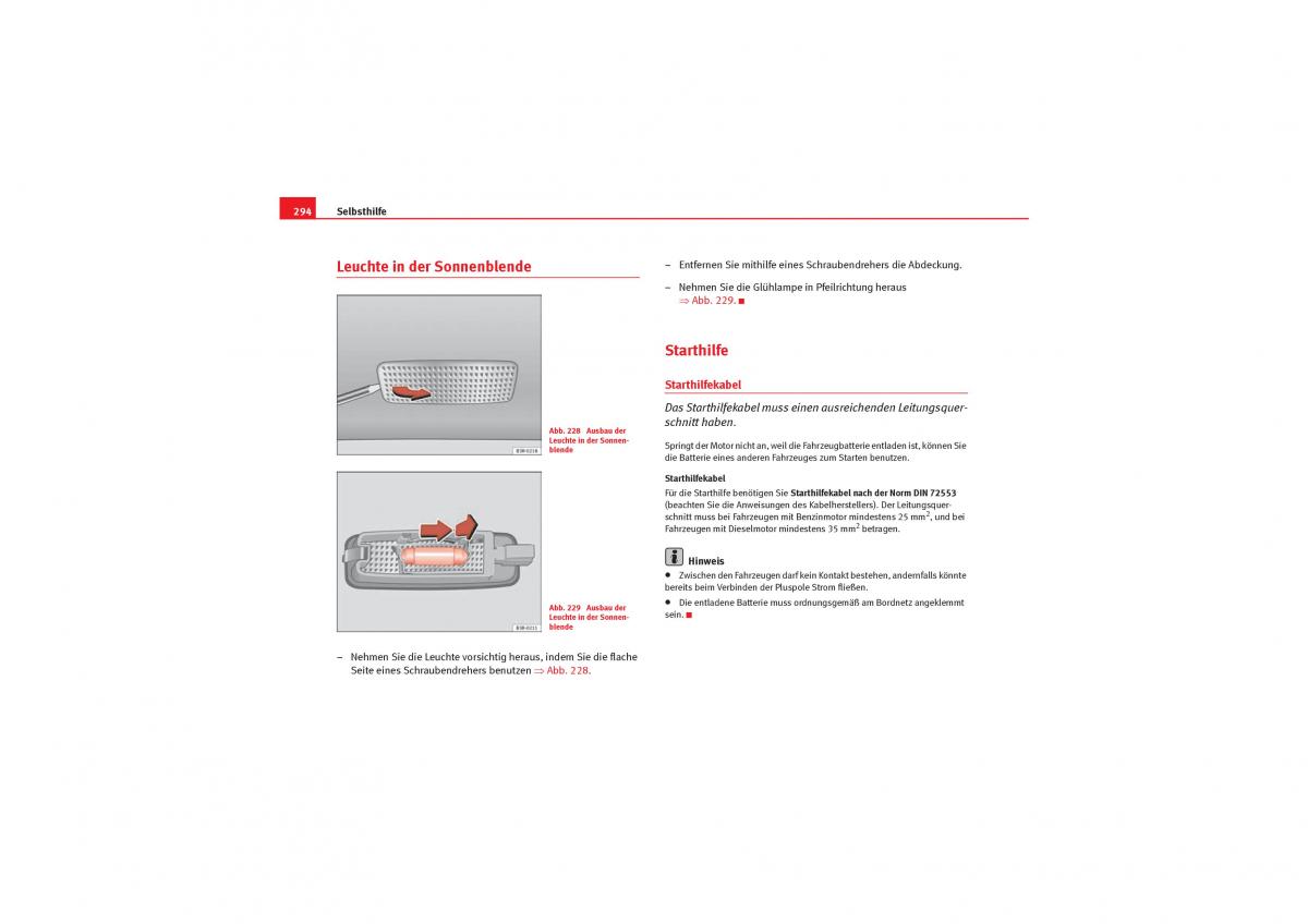 Seat Exeo Handbuch / page 296