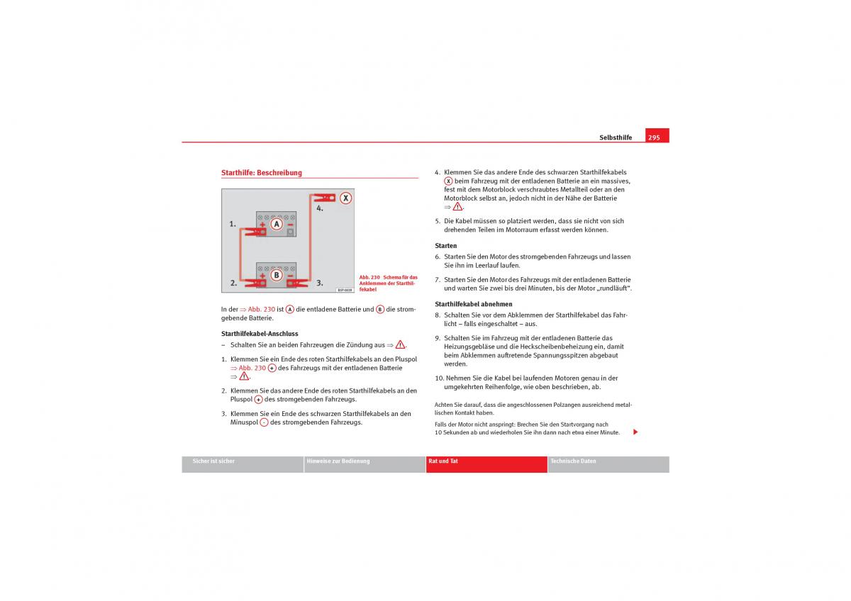 Seat Exeo Handbuch / page 297