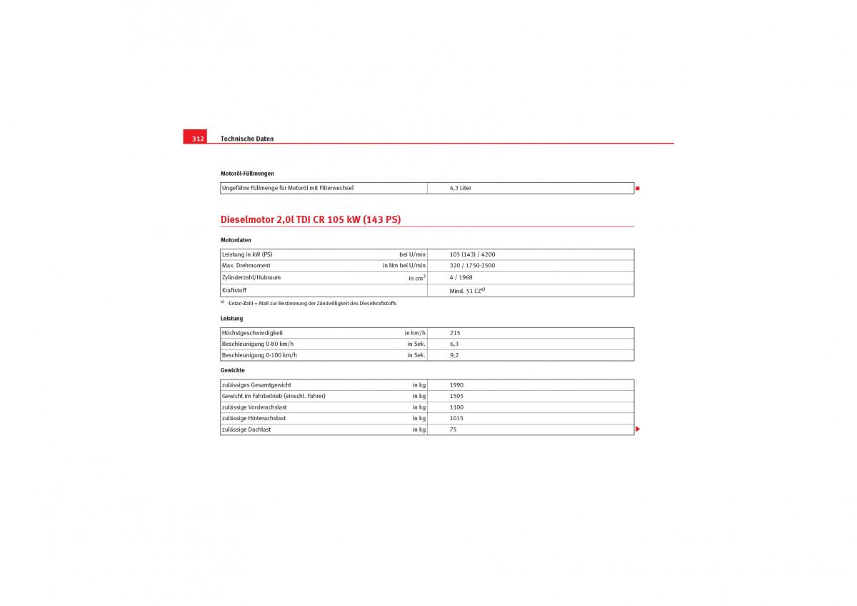 Seat Exeo Handbuch / page 314