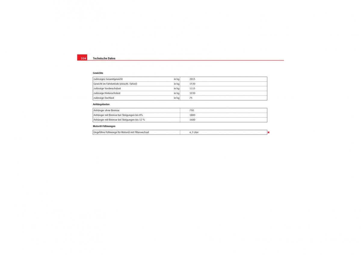 Seat Exeo Handbuch / page 316