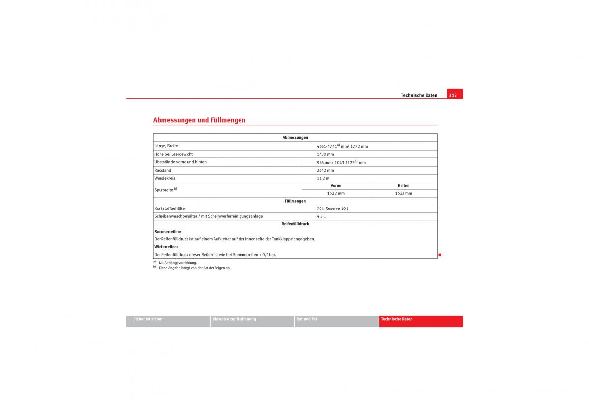 Seat Exeo Handbuch / page 317