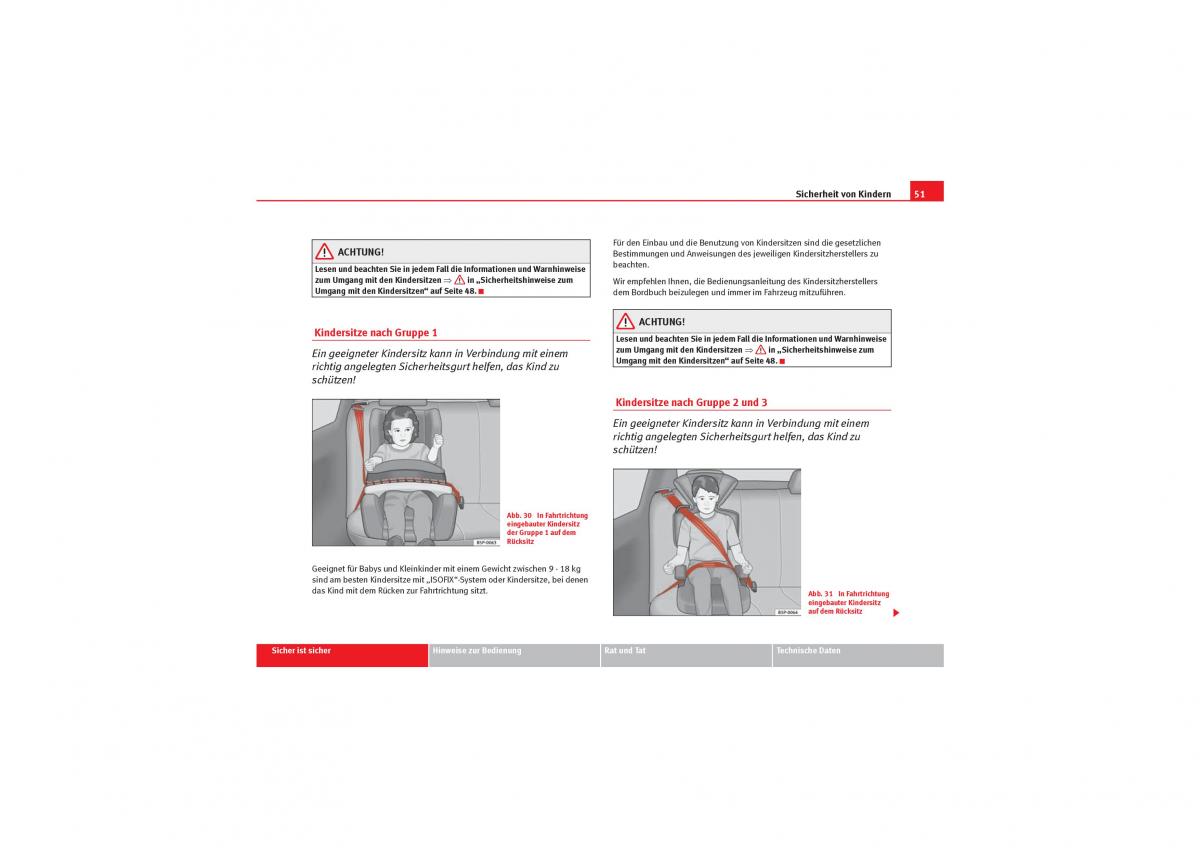 Seat Exeo Handbuch / page 53