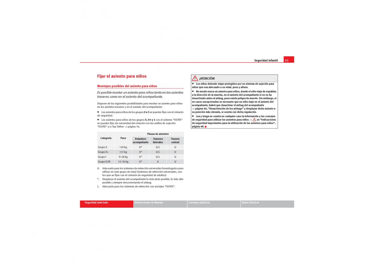 Seat Exeo manual del propietario / page 55