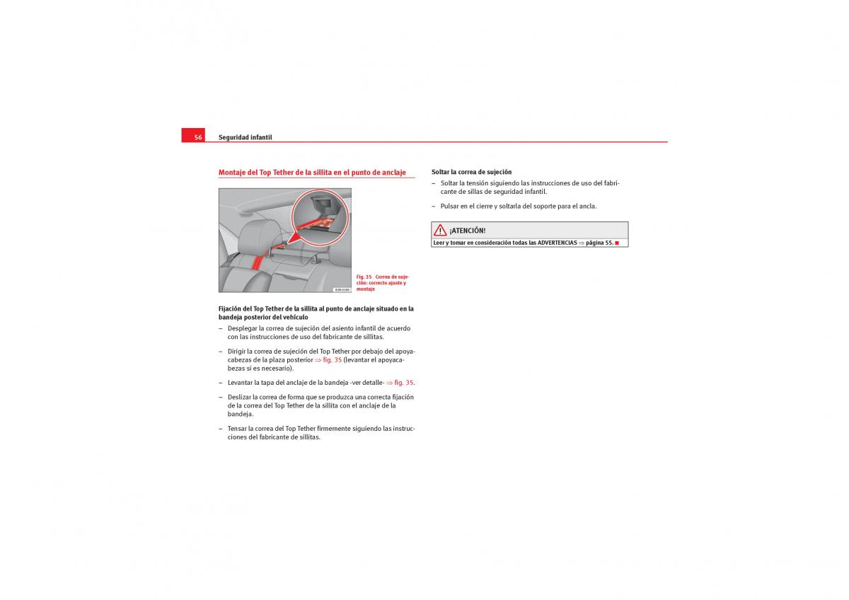 Seat Exeo manual del propietario / page 58