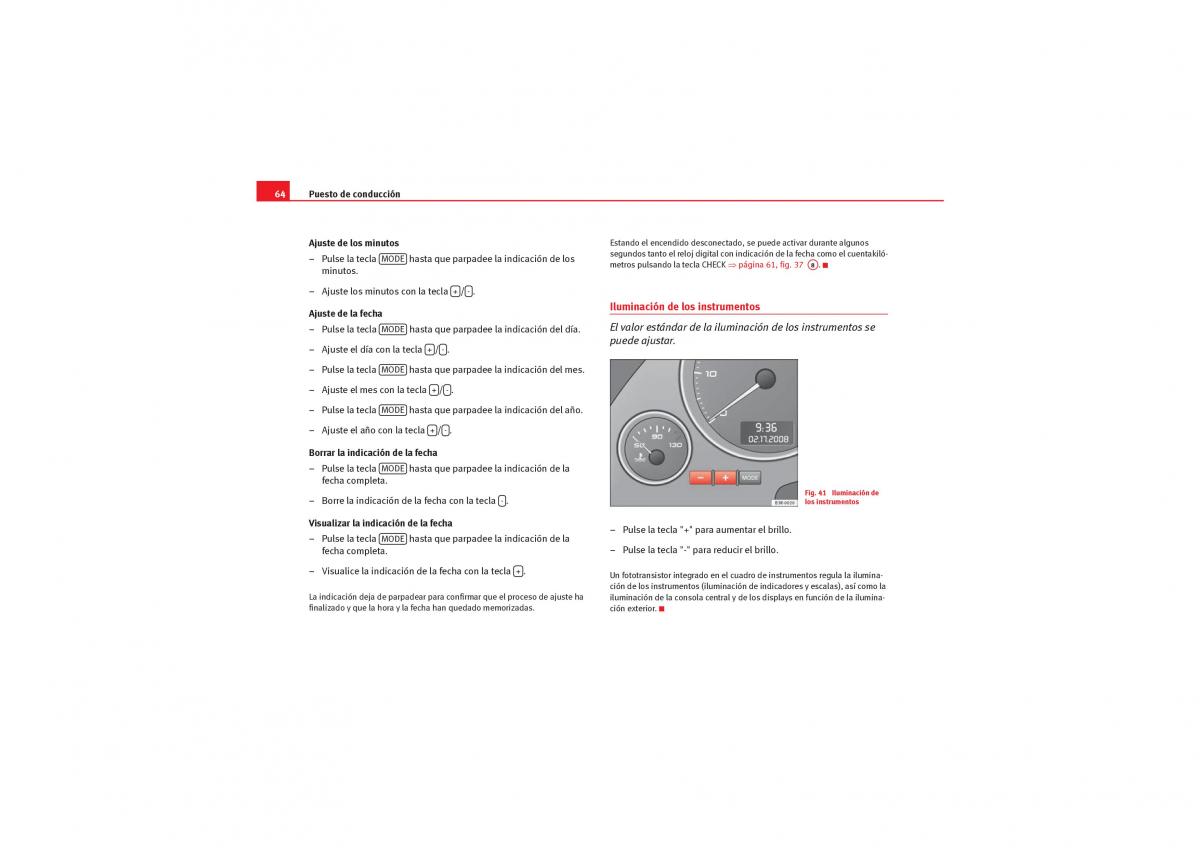 Seat Exeo manual del propietario / page 66