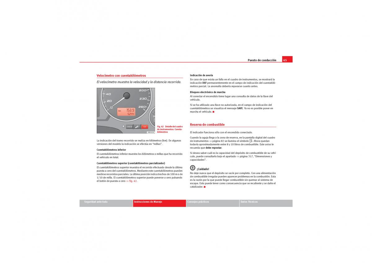 Seat Exeo manual del propietario / page 67