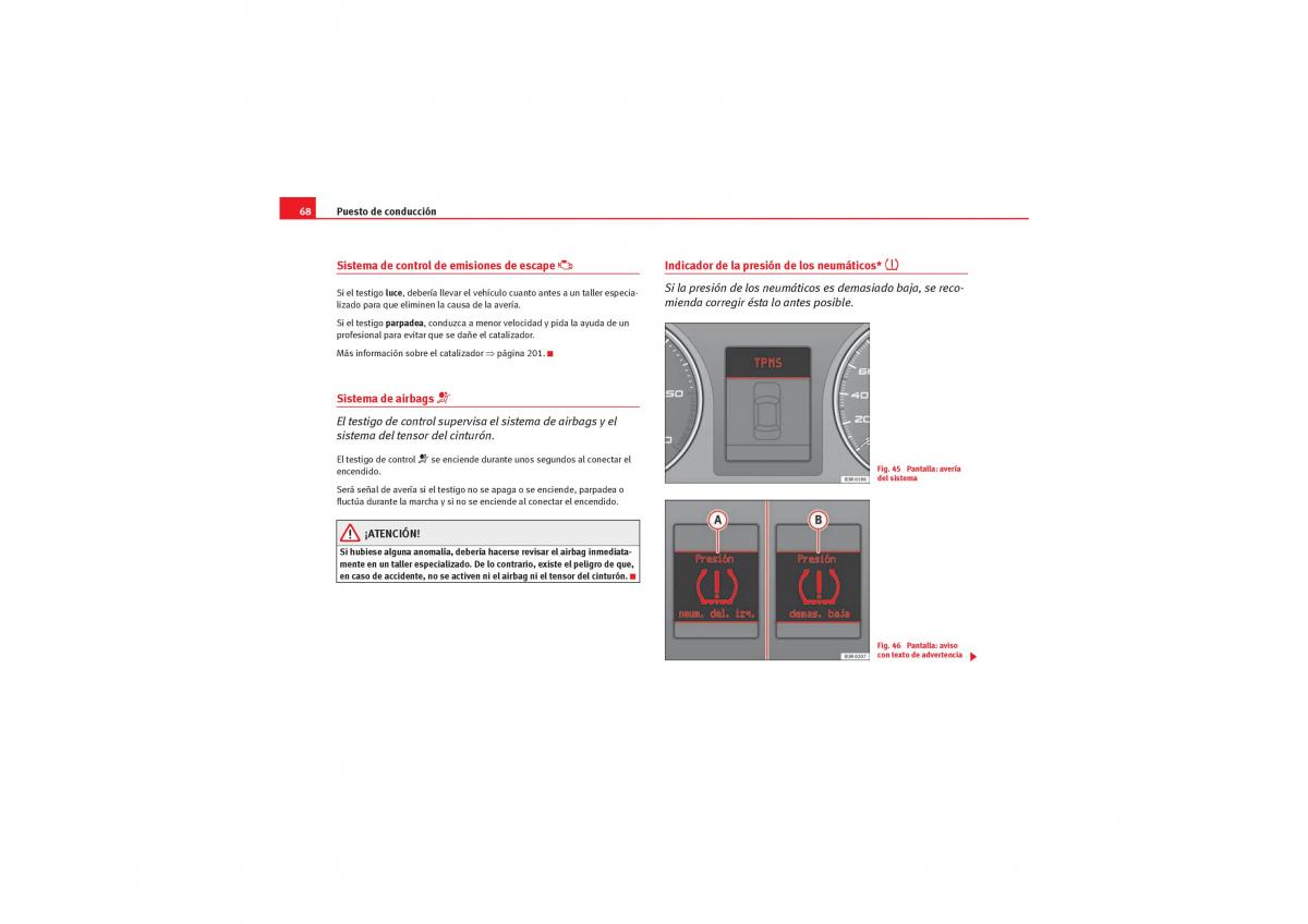 Seat Exeo manual del propietario / page 70