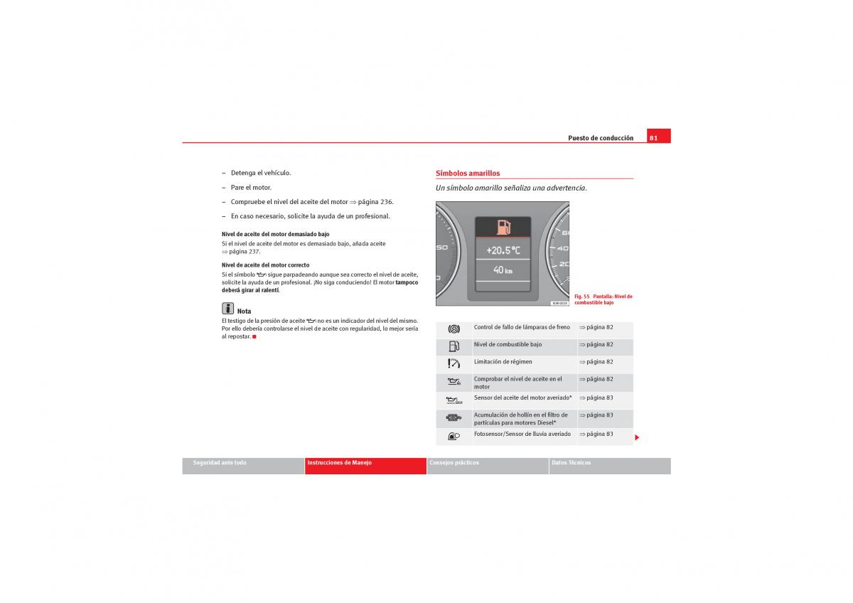 Seat Exeo manual del propietario / page 83