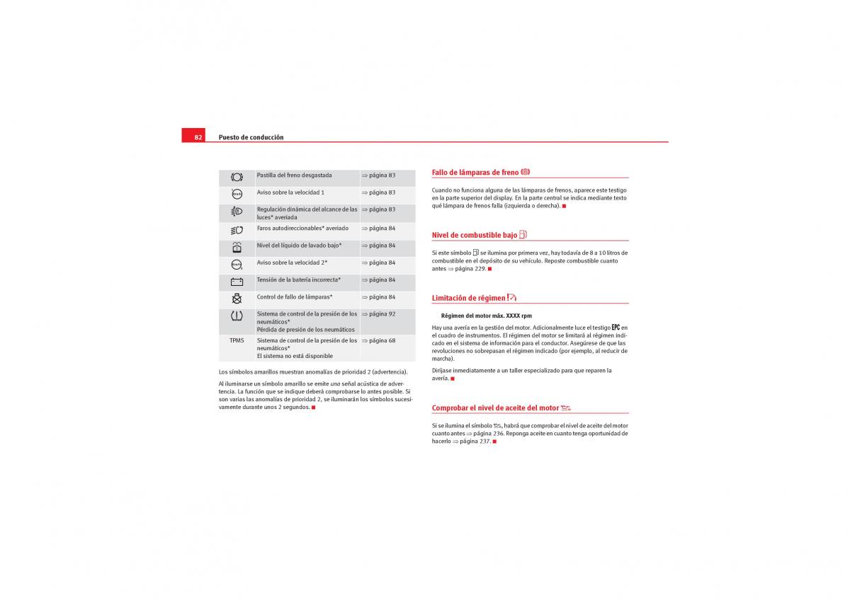 Seat Exeo manual del propietario / page 84