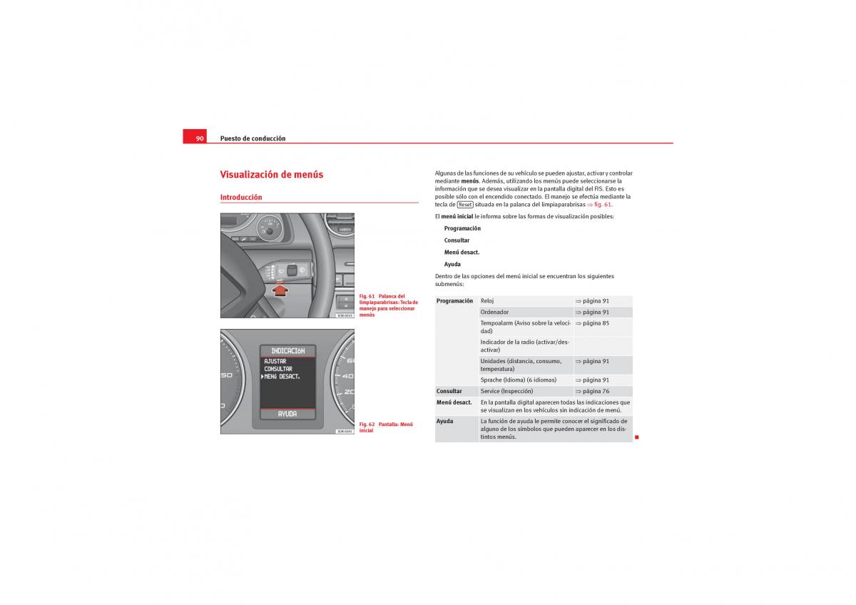 Seat Exeo manual del propietario / page 92