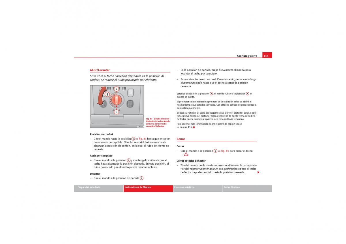 Seat Exeo manual del propietario / page 117