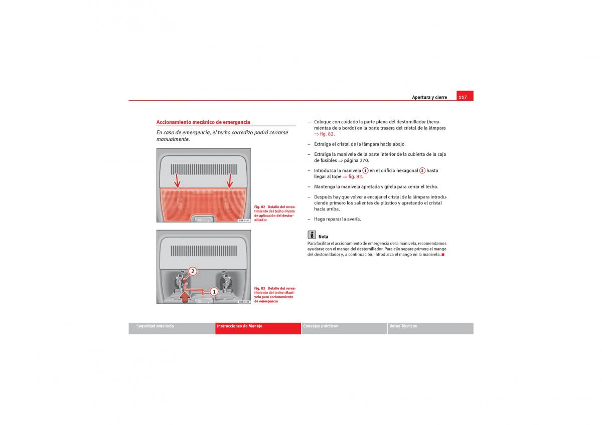 Seat Exeo manual del propietario / page 119