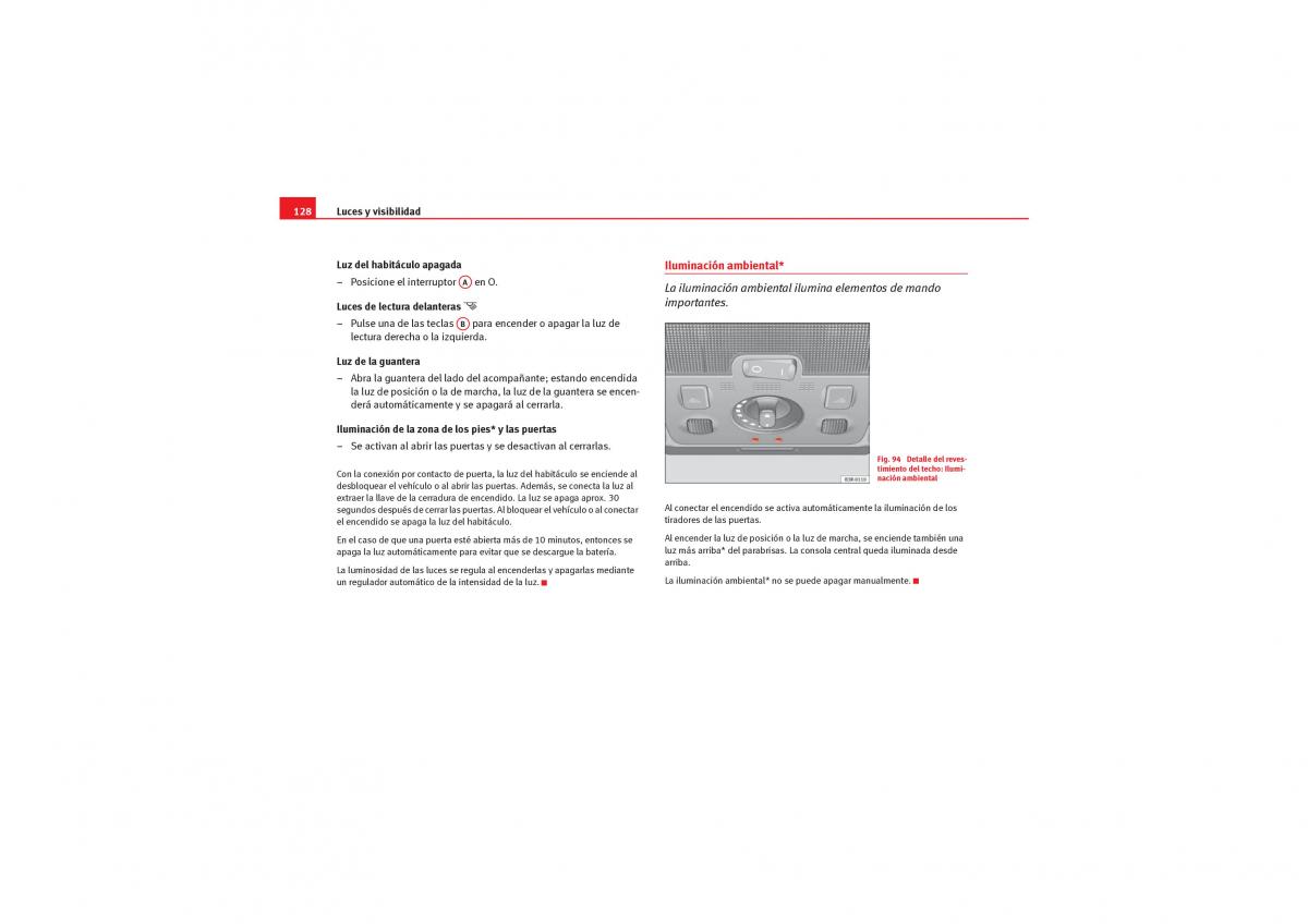 Seat Exeo manual del propietario / page 130