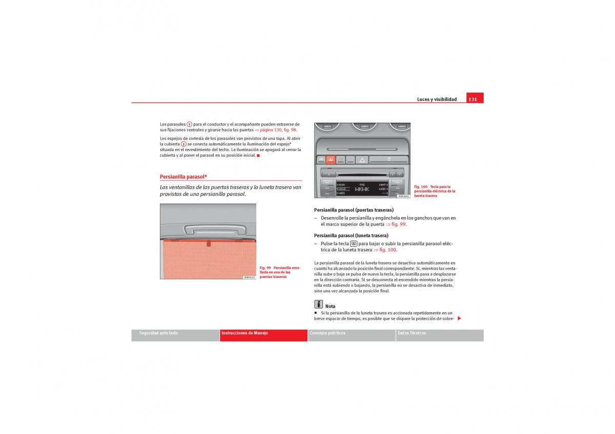 Seat Exeo manual del propietario / page 133