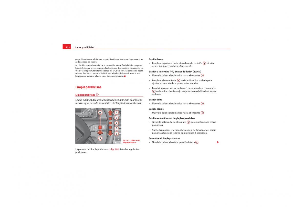 Seat Exeo manual del propietario / page 134