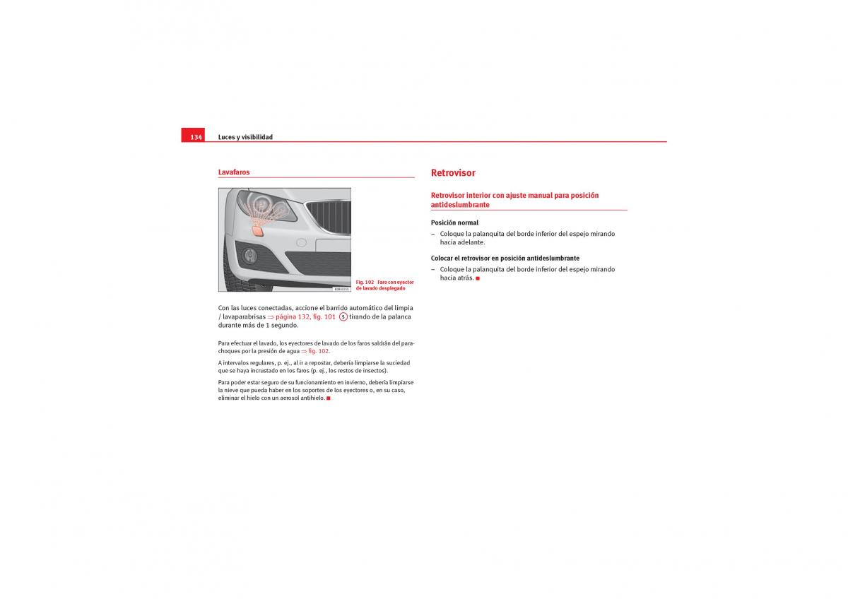 Seat Exeo manual del propietario / page 136