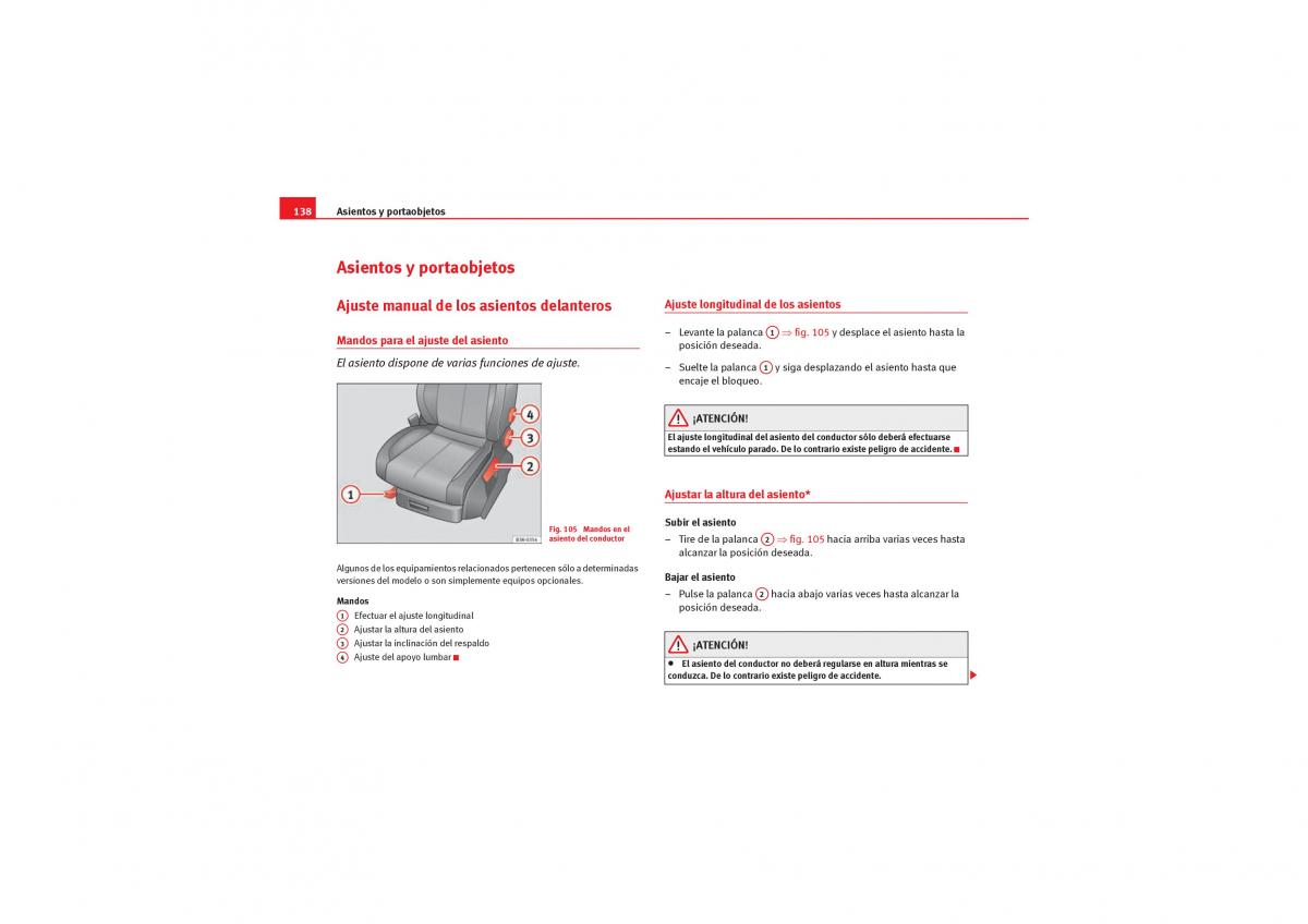 Seat Exeo manual del propietario / page 140