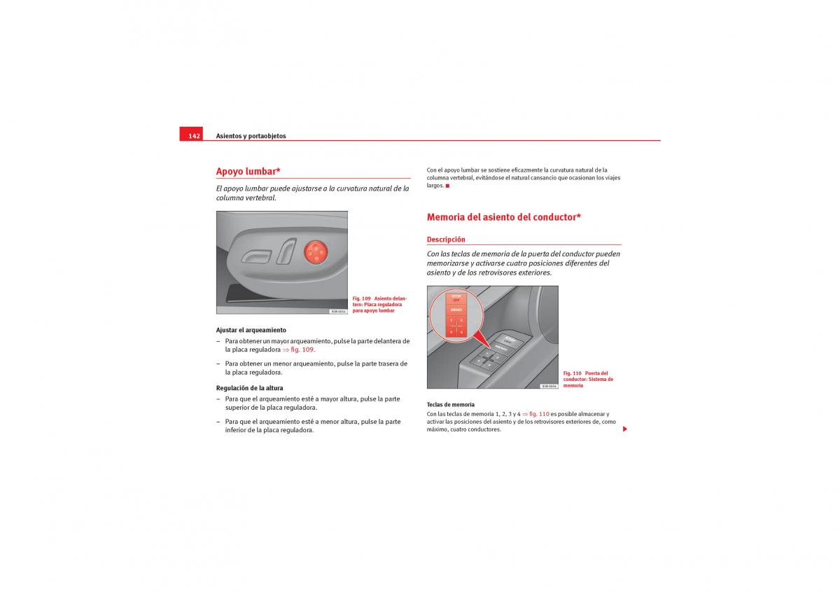 Seat Exeo manual del propietario / page 144