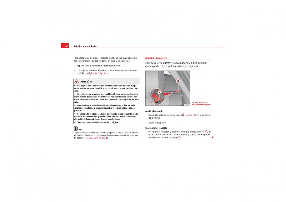 Seat Exeo manual del propietario / page 150