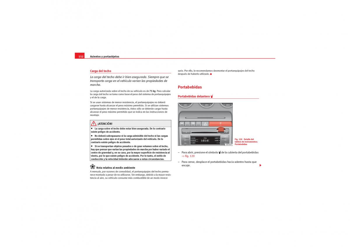 Seat Exeo manual del propietario / page 154