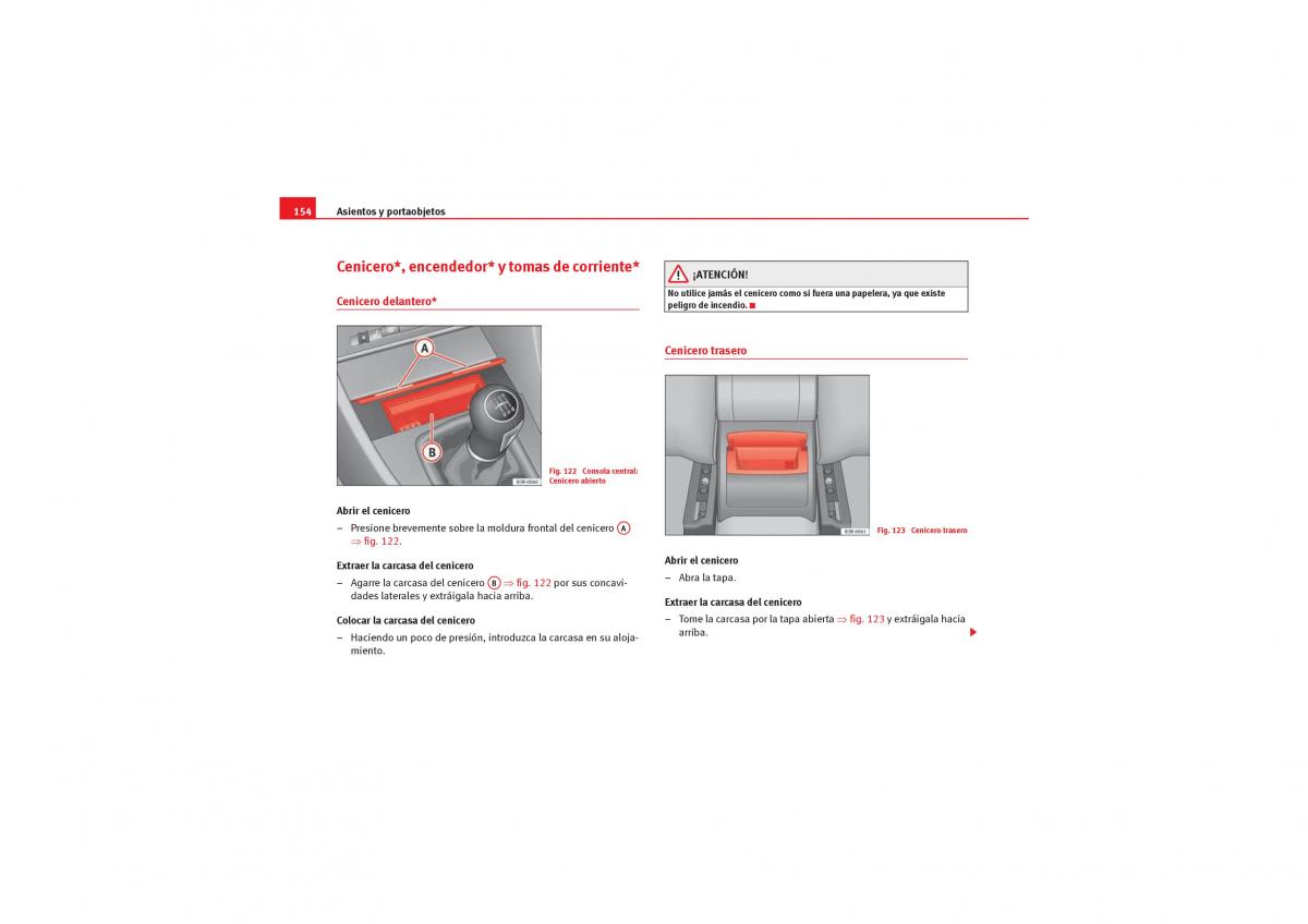 Seat Exeo manual del propietario / page 156