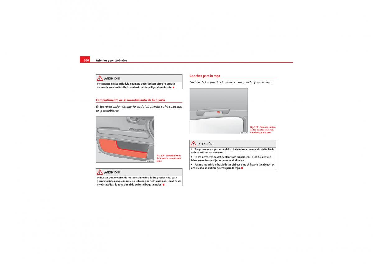 Seat Exeo manual del propietario / page 162