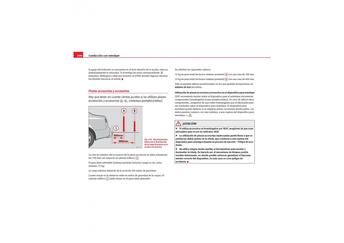 Seat Exeo manual del propietario / page 210