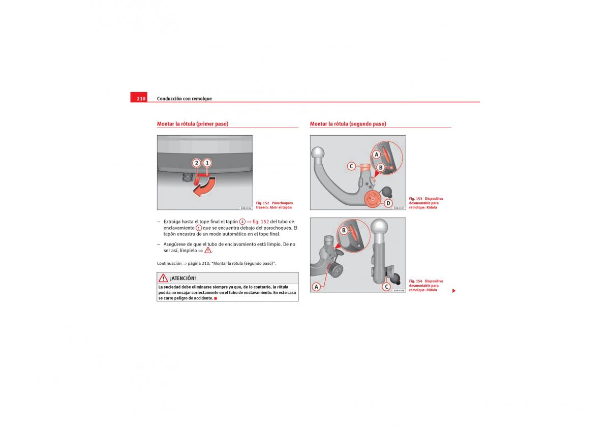 Seat Exeo manual del propietario / page 212