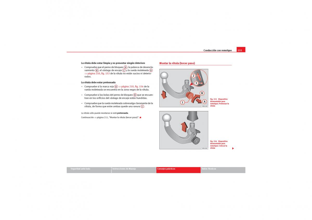 Seat Exeo manual del propietario / page 213