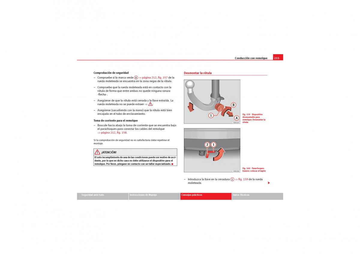 Seat Exeo manual del propietario / page 215