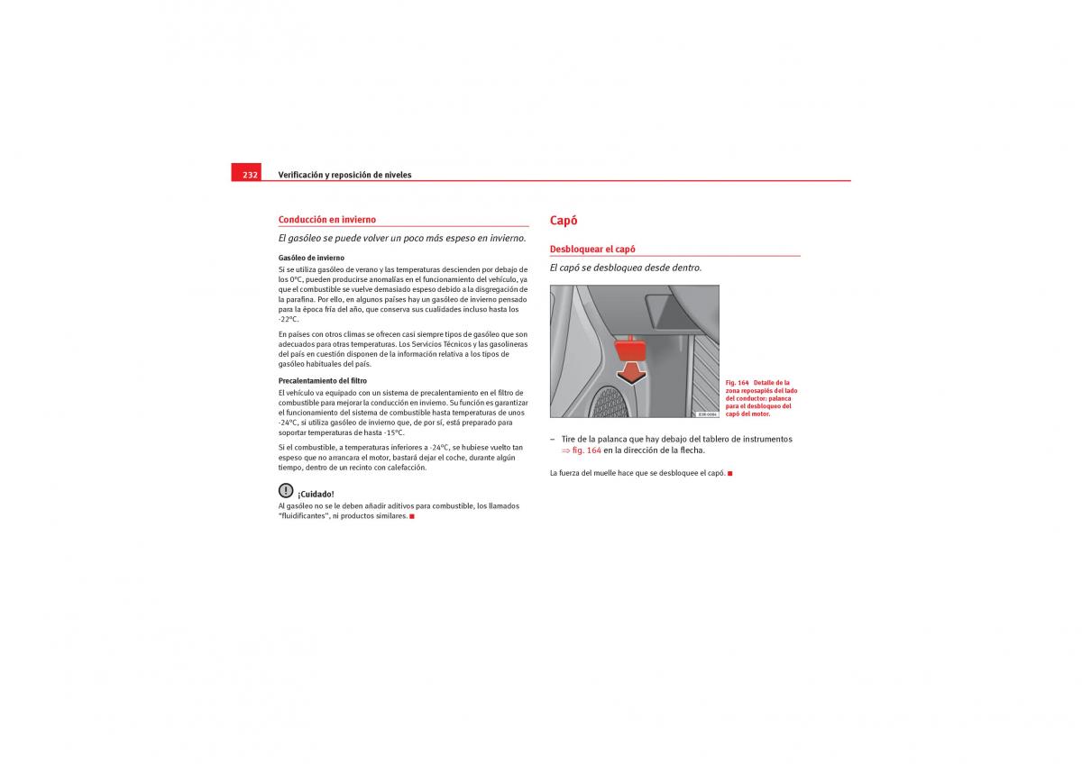 Seat Exeo manual del propietario / page 234