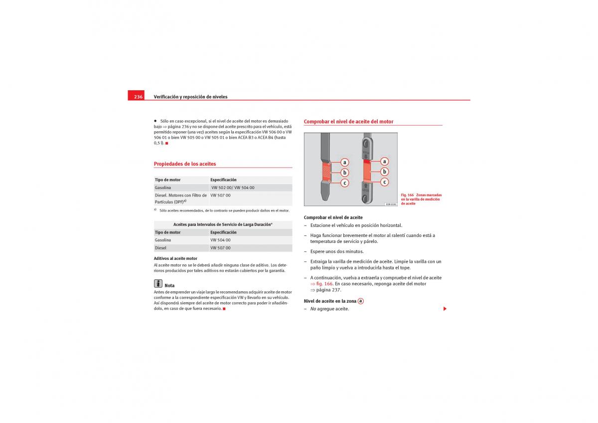 Seat Exeo manual del propietario / page 238