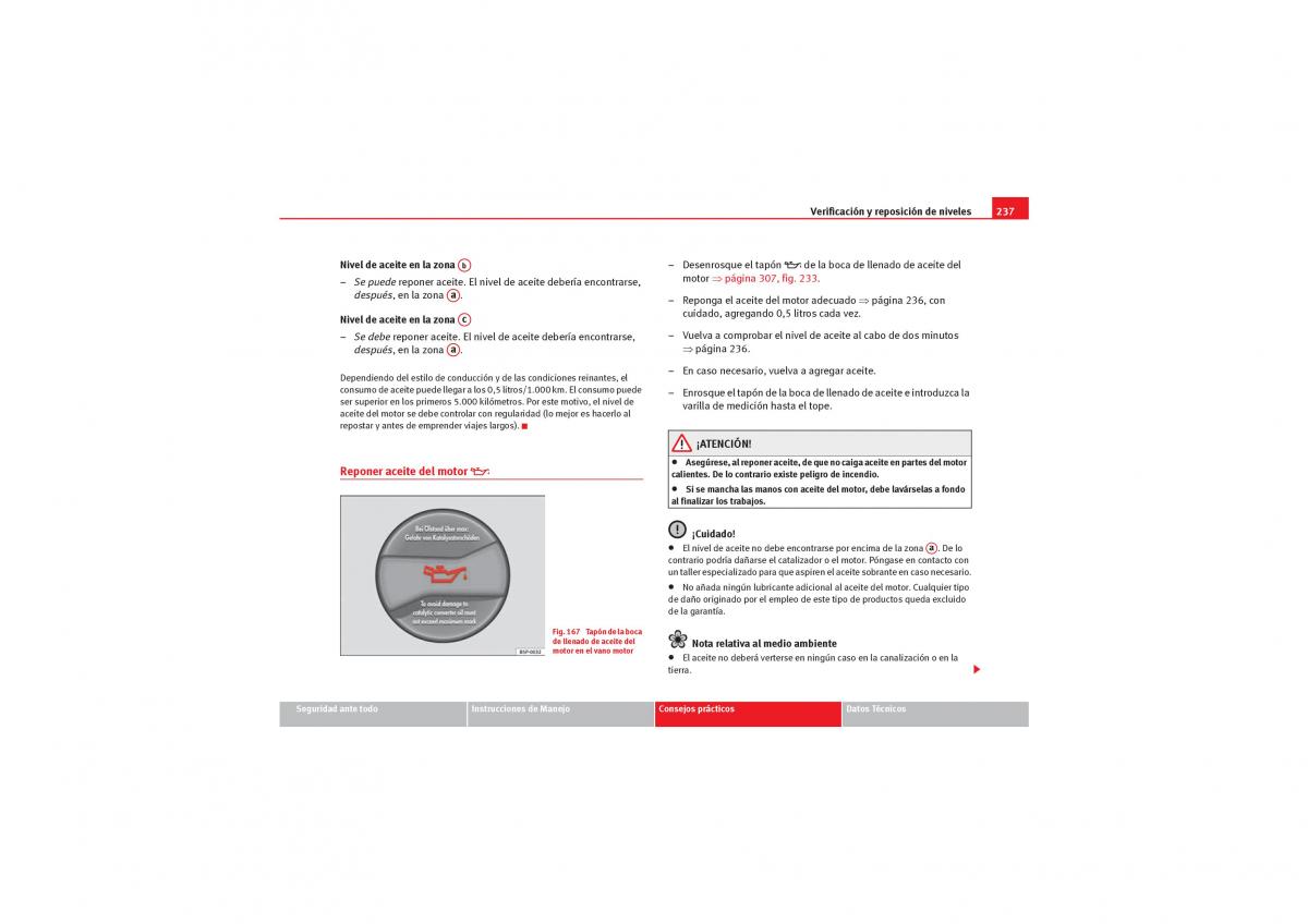 Seat Exeo manual del propietario / page 239