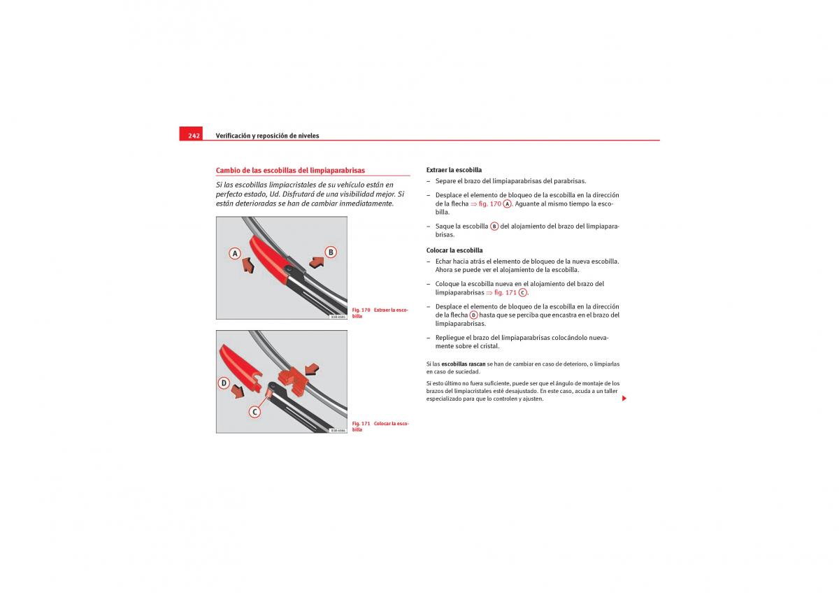 Seat Exeo manual del propietario / page 244