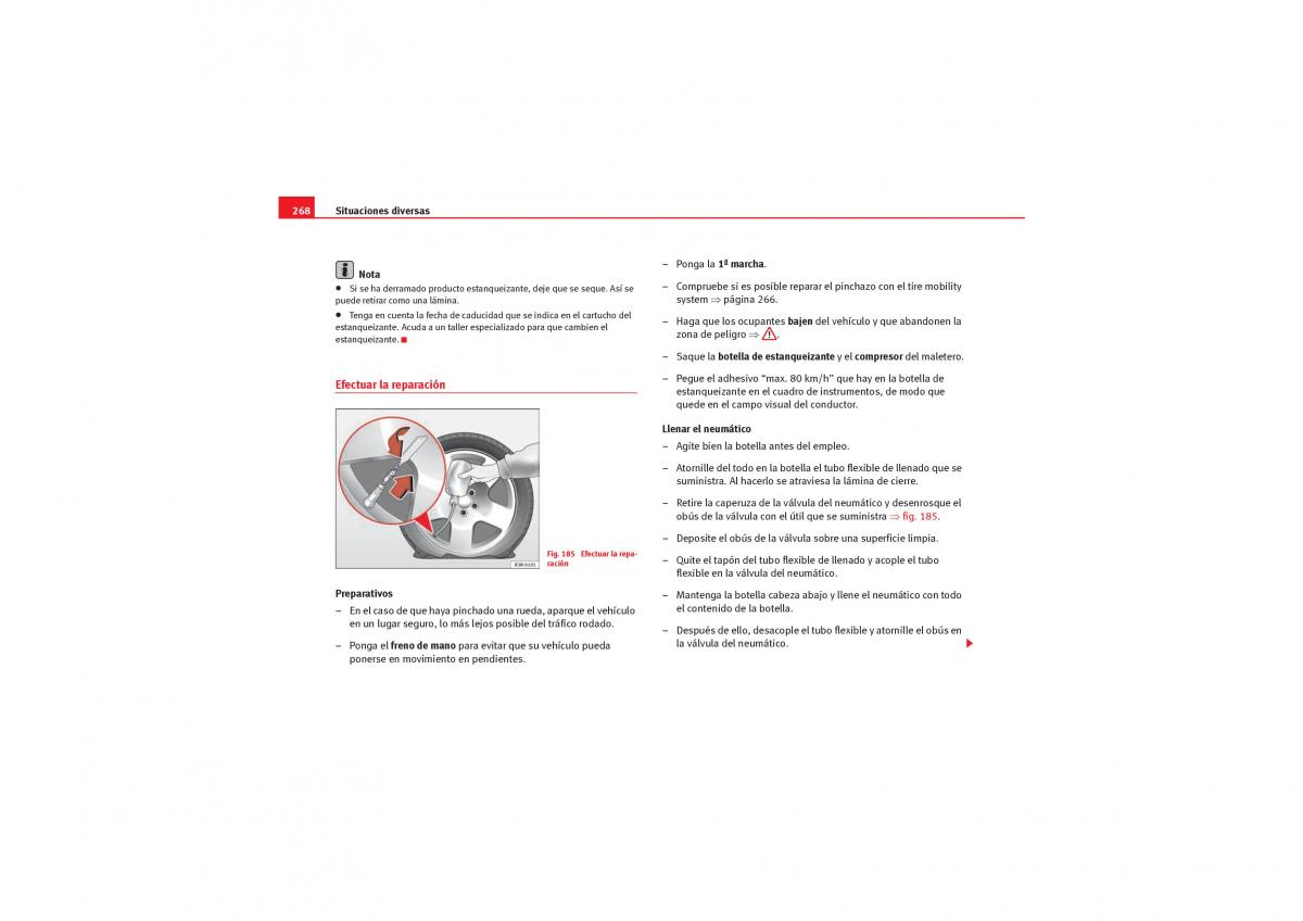 Seat Exeo manual del propietario / page 270