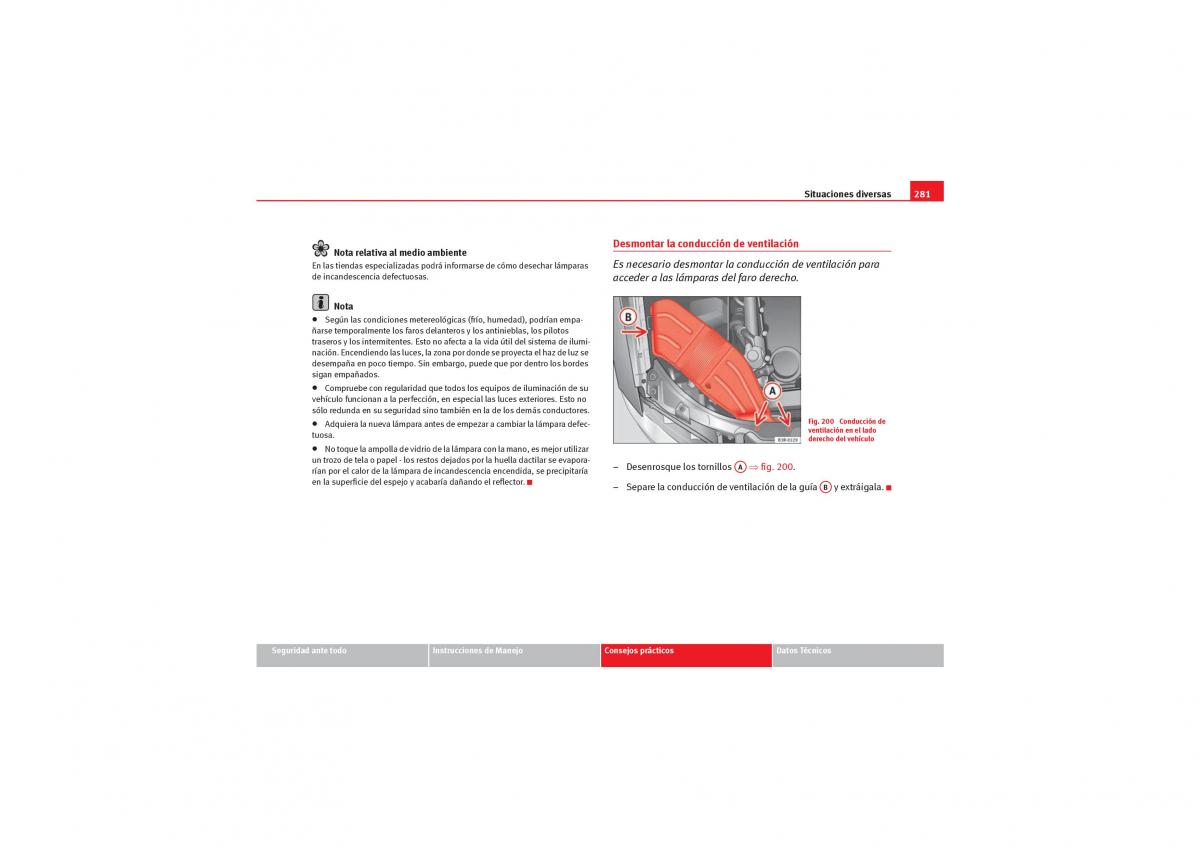 Seat Exeo manual del propietario / page 283