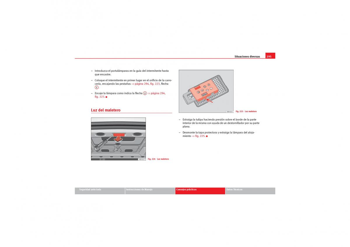 Seat Exeo manual del propietario / page 297