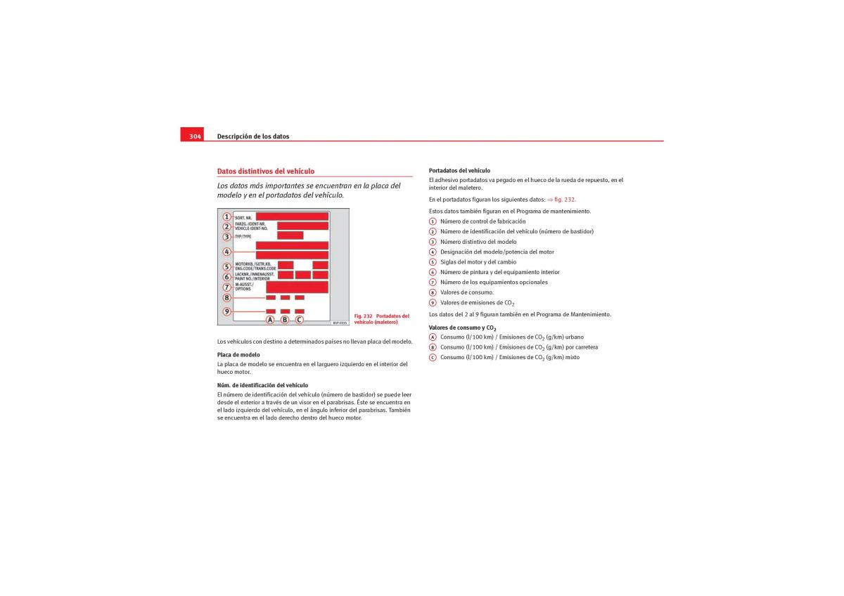 Seat Exeo manual del propietario / page 306