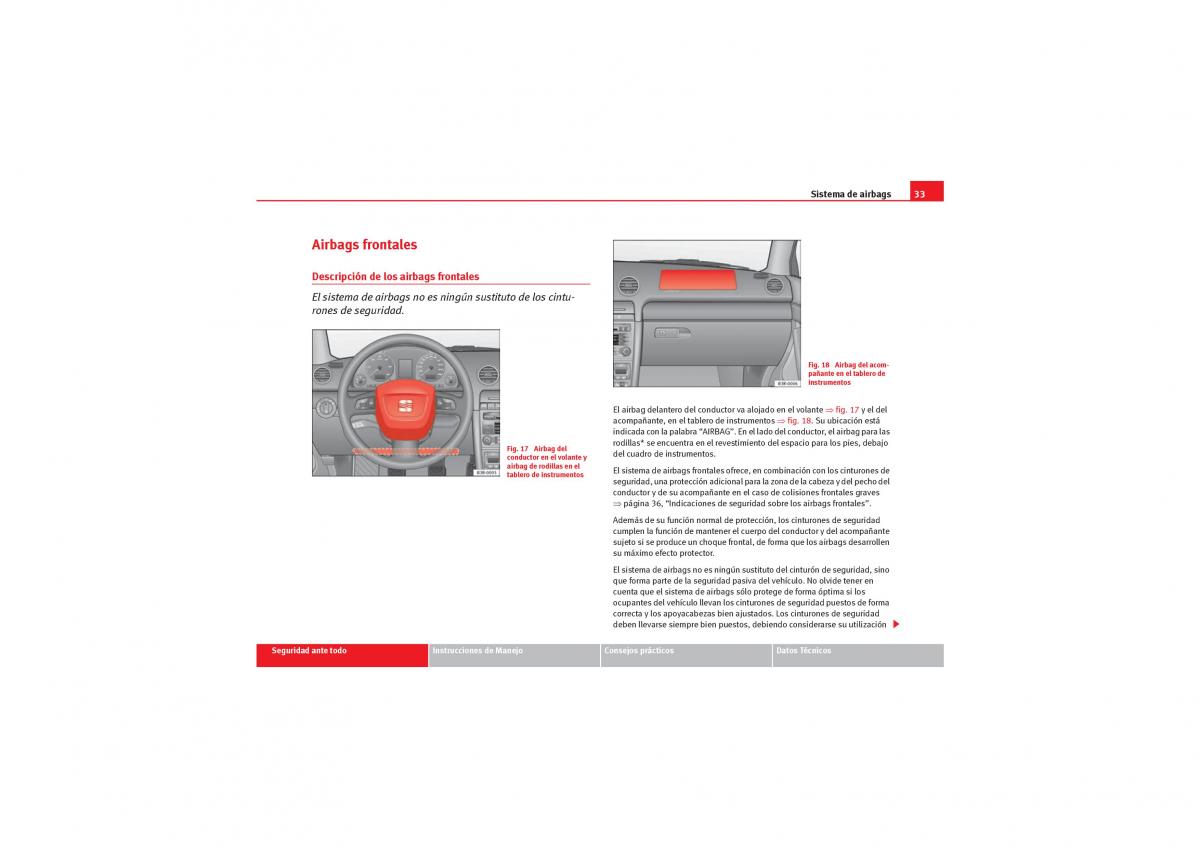 Seat Exeo manual del propietario / page 35