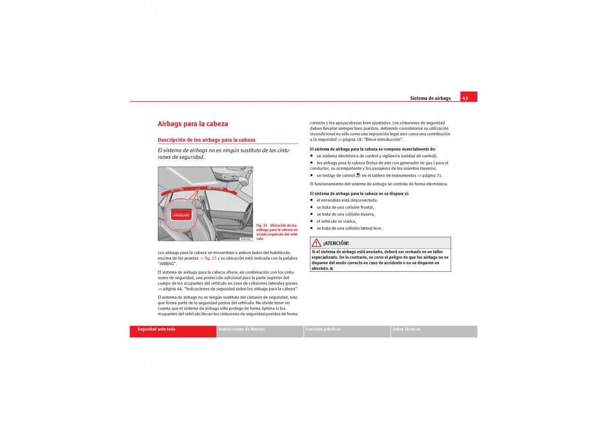 Seat Exeo manual del propietario / page 45