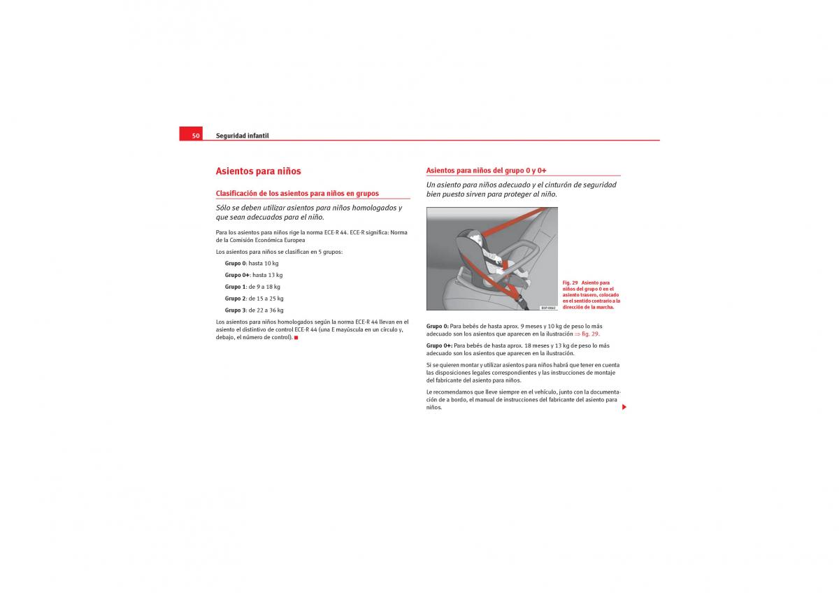 Seat Exeo manual del propietario / page 52