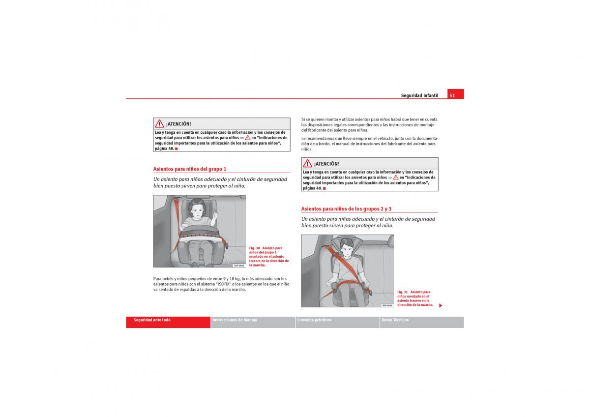 Seat Exeo manual del propietario / page 53