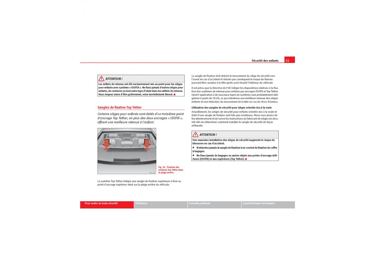 Seat Exeo manuel du proprietaire / page 57