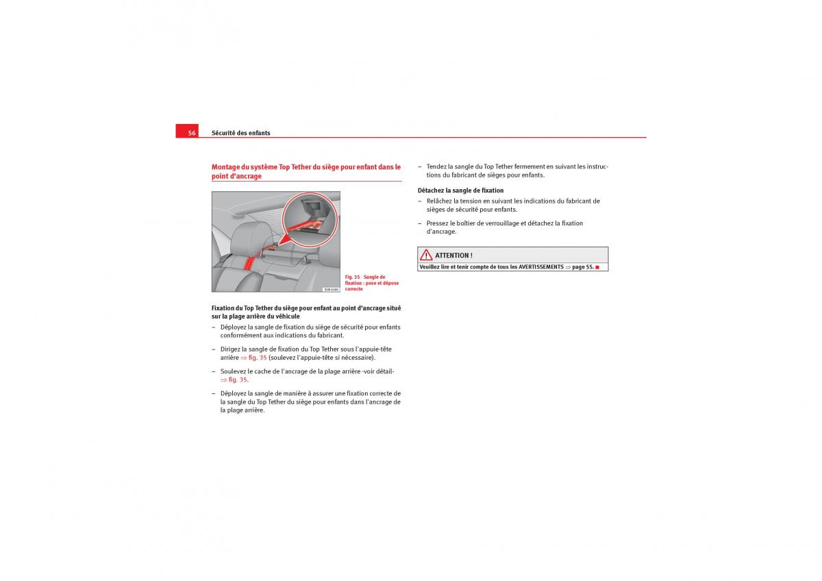 Seat Exeo manuel du proprietaire / page 58