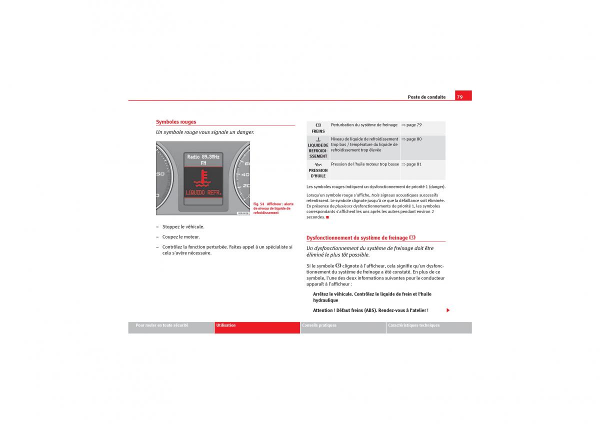 Seat Exeo manuel du proprietaire / page 81