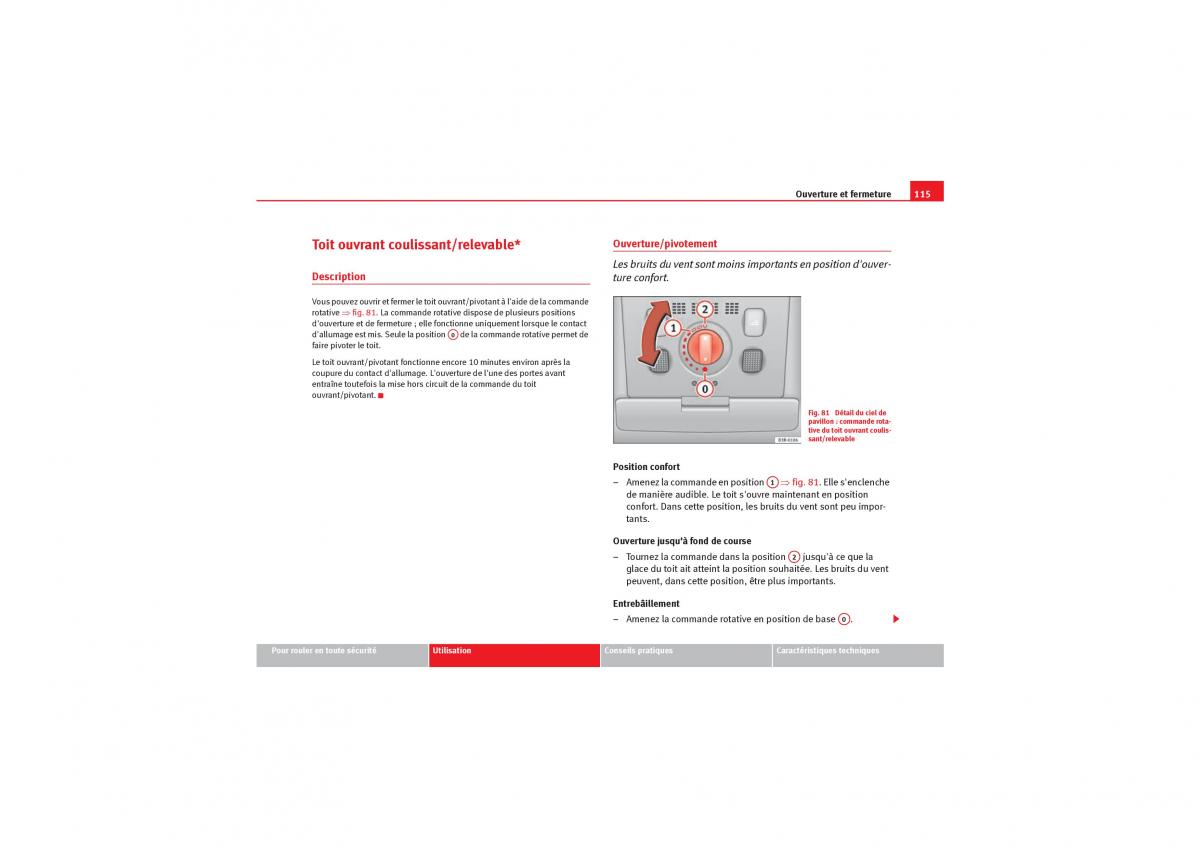 Seat Exeo manuel du proprietaire / page 117