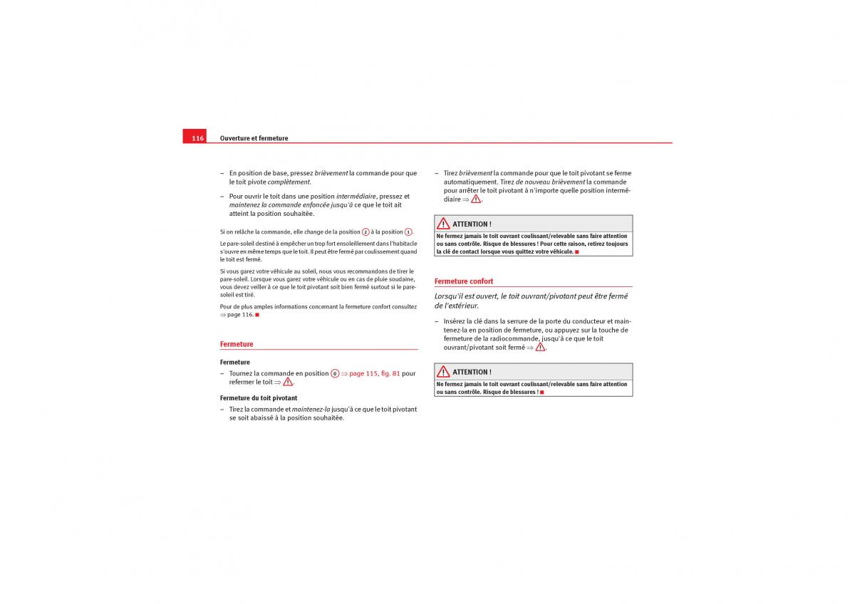 Seat Exeo manuel du proprietaire / page 118