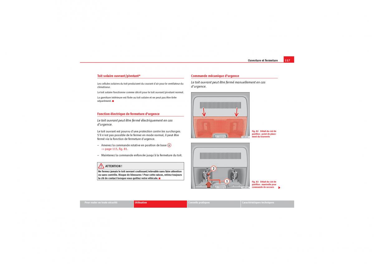 Seat Exeo manuel du proprietaire / page 119