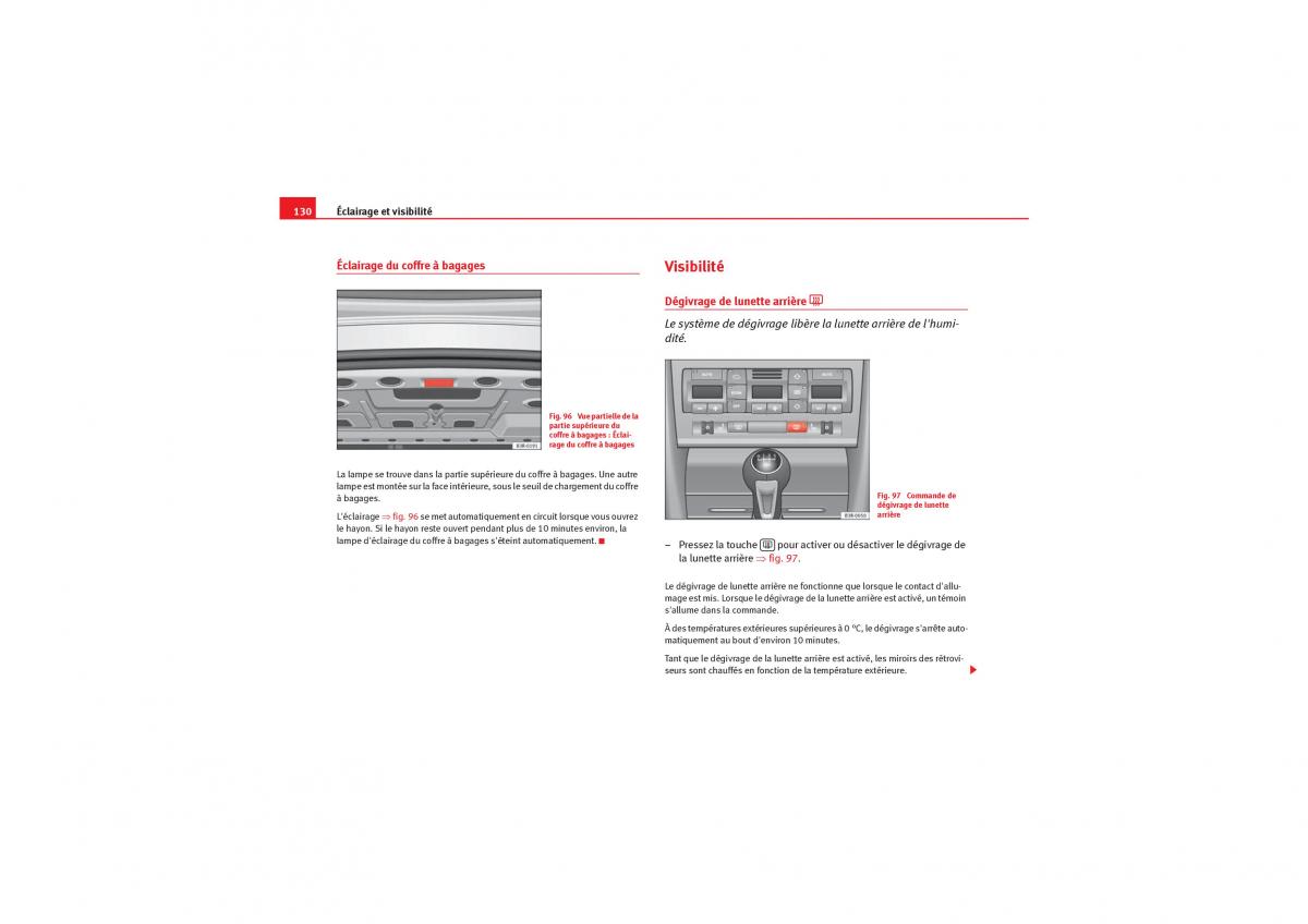 Seat Exeo manuel du proprietaire / page 132